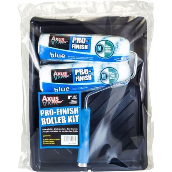 Axus Blue Pro-Finish Roller Kit