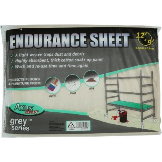 Axus Endurance Dust Sheet 3.66m x 2.74m