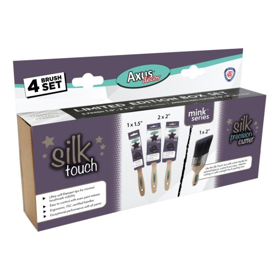 Axus Mink Silk Touch Brush Set