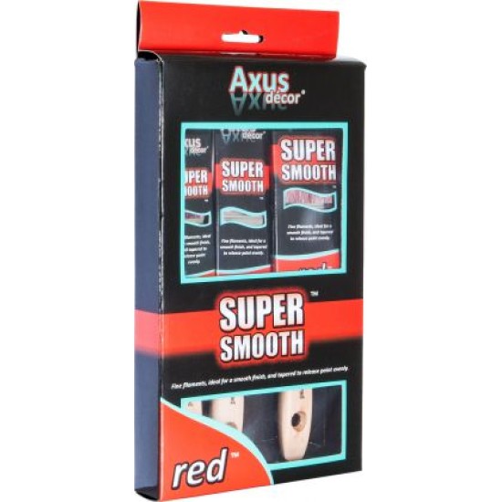 Axus Red Super Smooth Brush Set