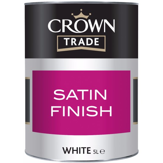 Crown Trade Satin Paint White