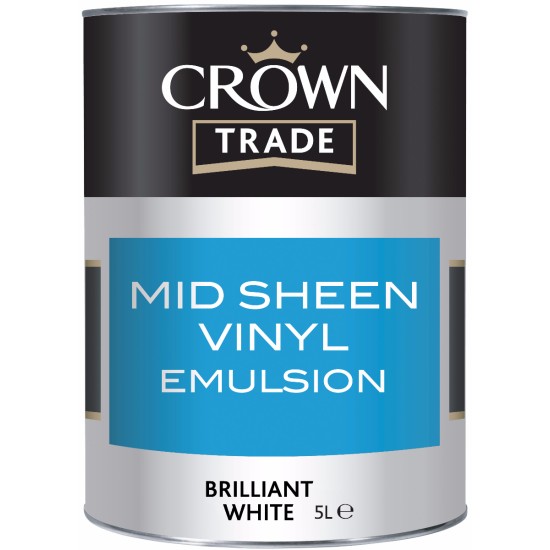 Crown Trade Vinyl Mid Sheen Paint