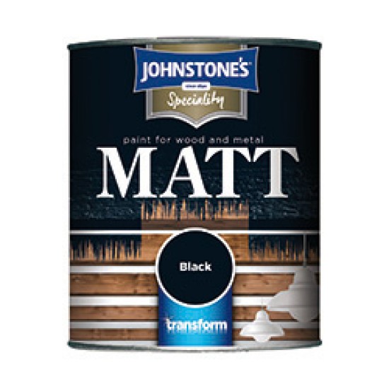 Johnstones Speciality Matt Black Paint