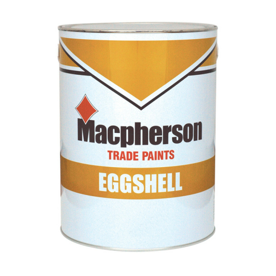 Macpherson Trade Eggshell Paint 5lt Colours
