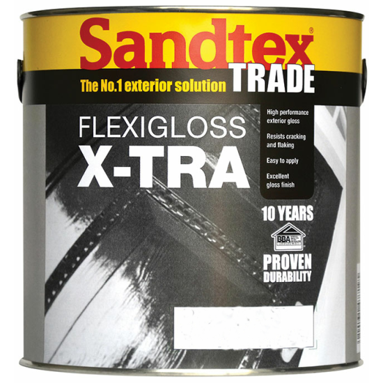 Sandtex Trade Flexigloss X-TRA 2.5lt Colours
