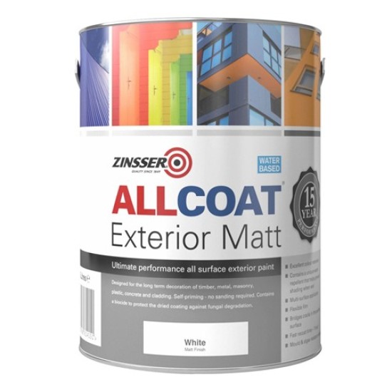 Zinsser AllCoat Exterior  Paint 2.5lt